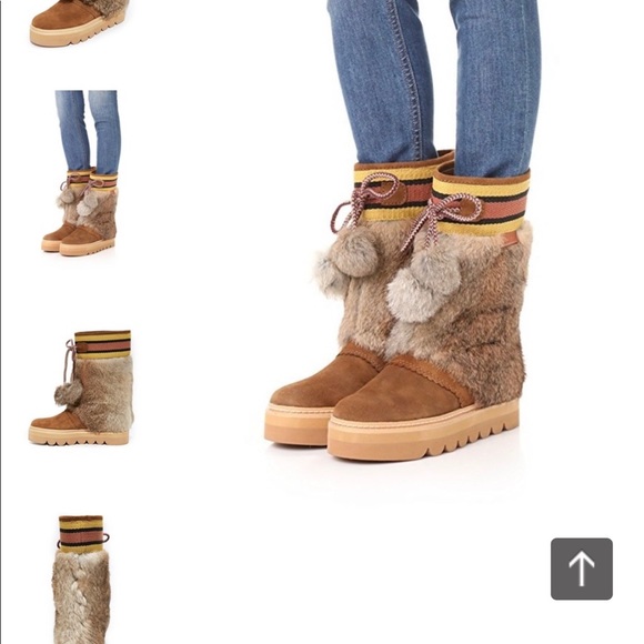 see by chloe platform boots